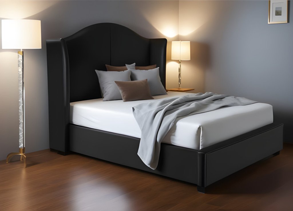 Lili wing back bed