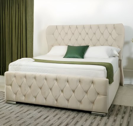 Butterfly Wing Back Bed