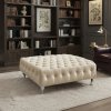 Chesterfield Upholstered Coffee Table – Foot Stool