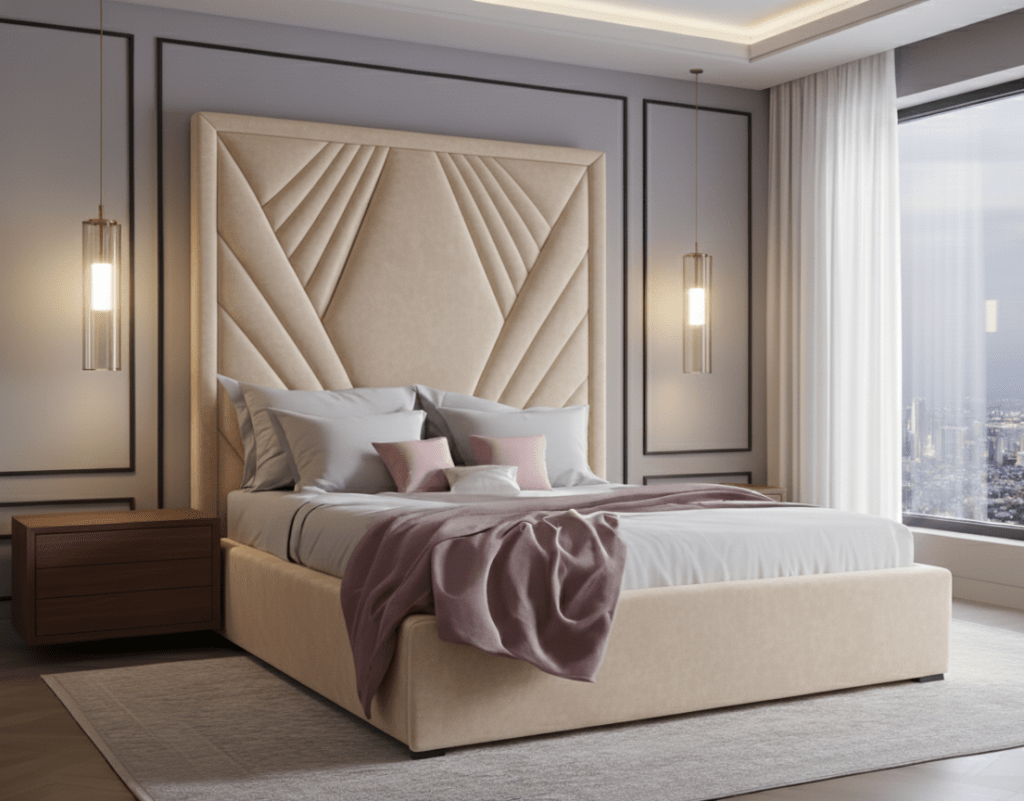 Aberdeen Line upholstered beds