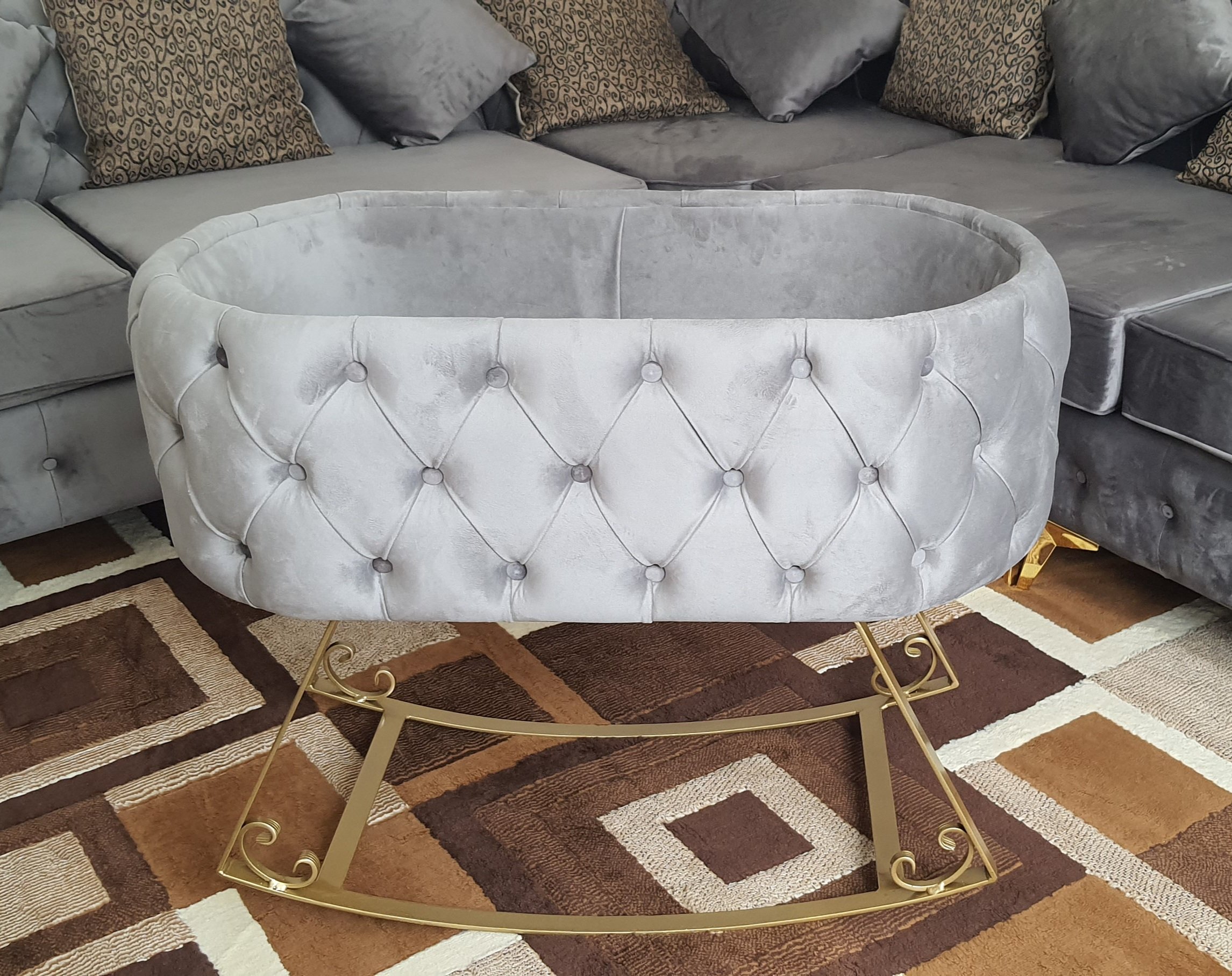 Clearance round baby cots uk Sale