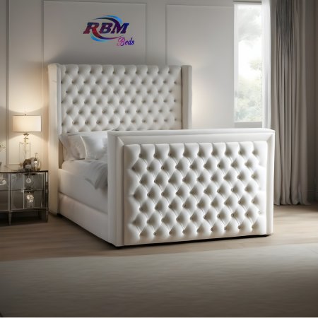 Fancy Wing Back TV Beds