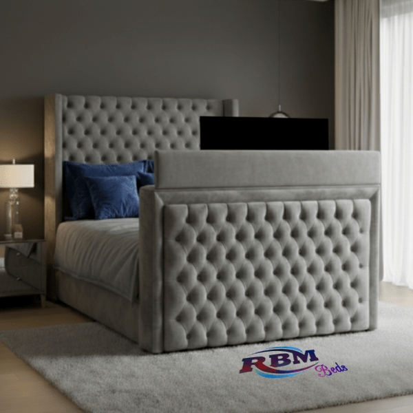 Fancy Wing Back TV Beds