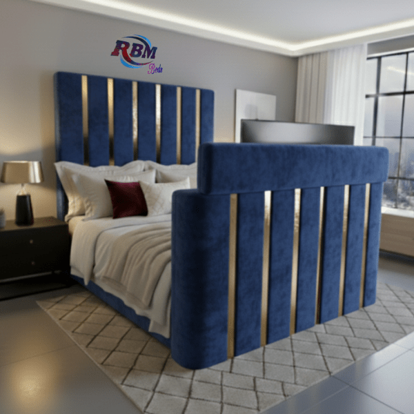 Gold Detailing TV Beds